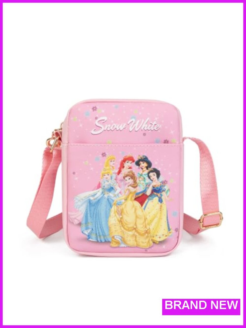 Princess Cartoon Crossbody Mini Bag PU Shoulder Purse